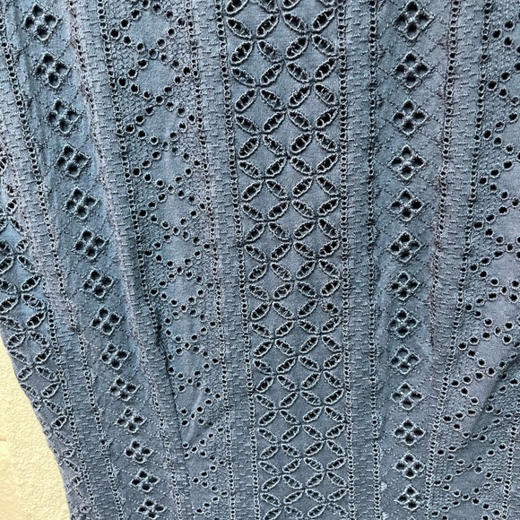 Free People Blue Sheath Mini Dress Sleeveless - Picture 6 of 6